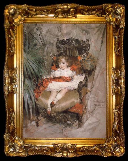 framed  Anders Zorn Unknow work 12, ta009-2